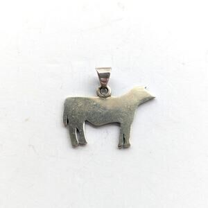 Ambriz Jewelry Sterling Silver Southwestern Western Ranch Steer Charm Pendant